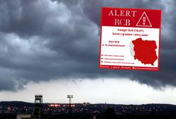 RCB rozsyła alert SMS. Niemal cała Polska na czerwono