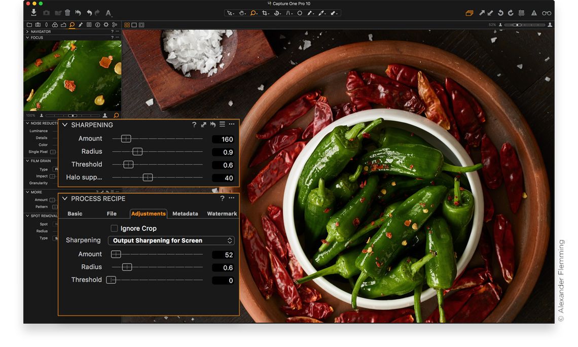 Capture One Pro 10 oferuje nowe narzędzia do wyostrzania i wiele innych udogodnień 2