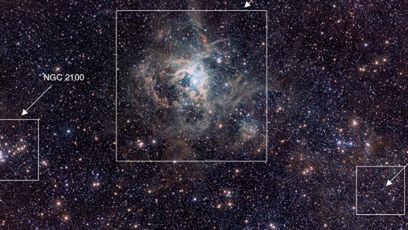 Aparat 67 Mpix sfotografował mgławicę Tarantula 1