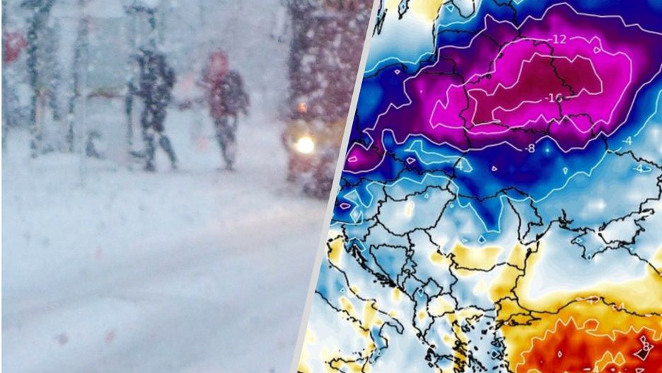 Potężne uderzenie zimy. Siarczysty mróz i śnieżyce