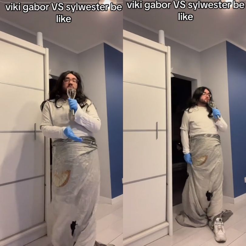 Tiktoker sparodiował występ Viki Gabor