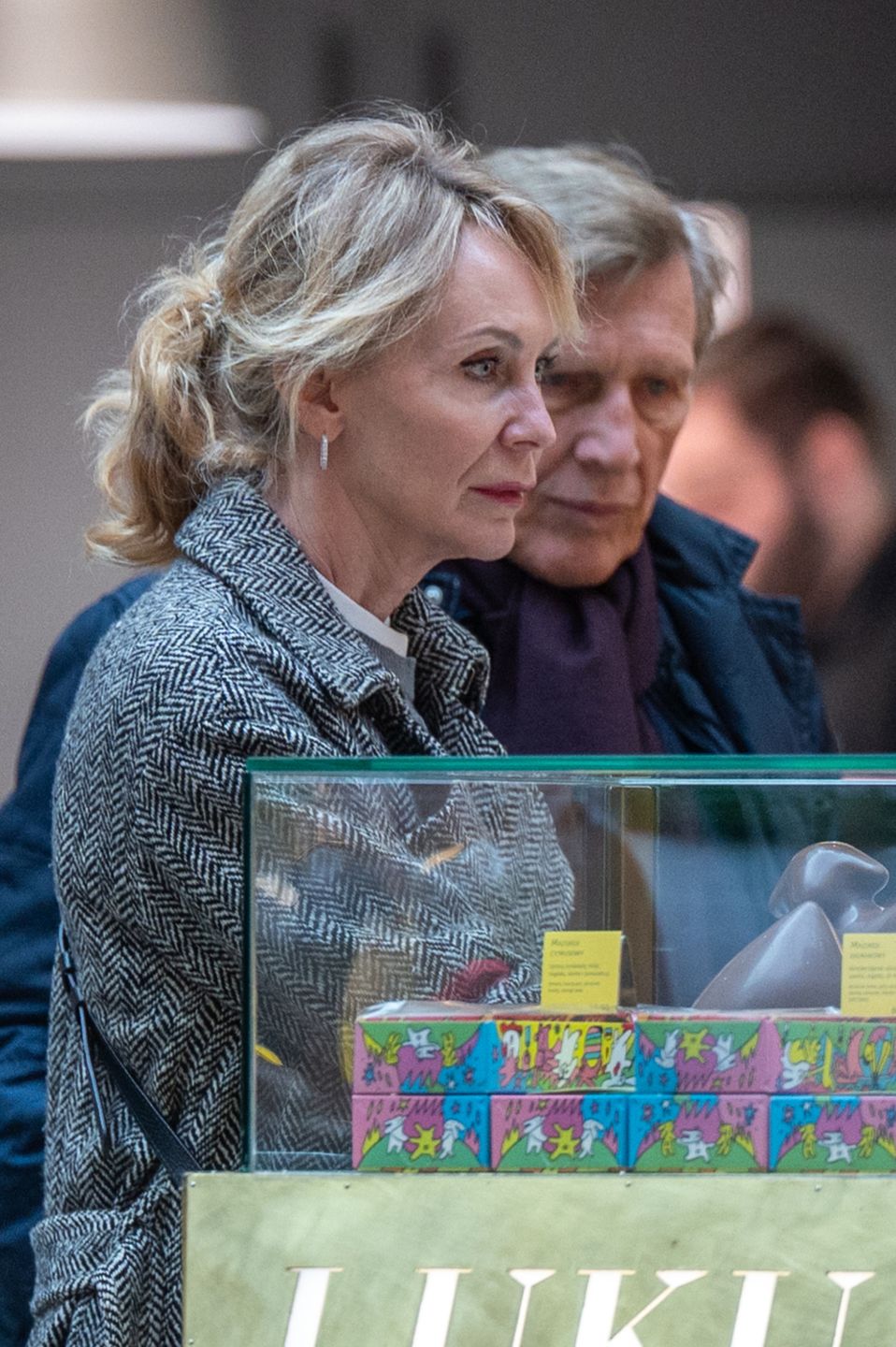 Beata Ścibakówna i Jan Englert wybrali się na zakupy