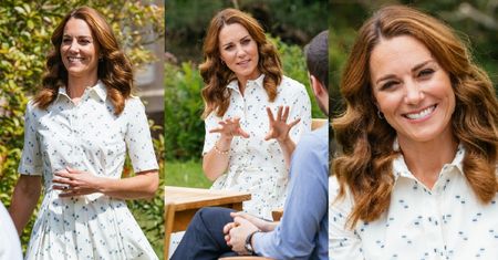 Elegancka księżna Kate w sukience za 5 tysięcy złotych dba o zdrowie psychiczne pracowników służby zdrowia (ZDJĘCIA)