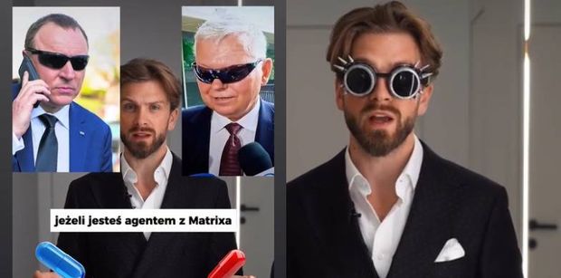Jacek Kurski i Marek Suski w "szybkich" okularach. Ekspert modowy krytykuje: "Inspirowali się filmem "Matrix", a może WALCZĄ Z KOSMITAMI" (FOTO)