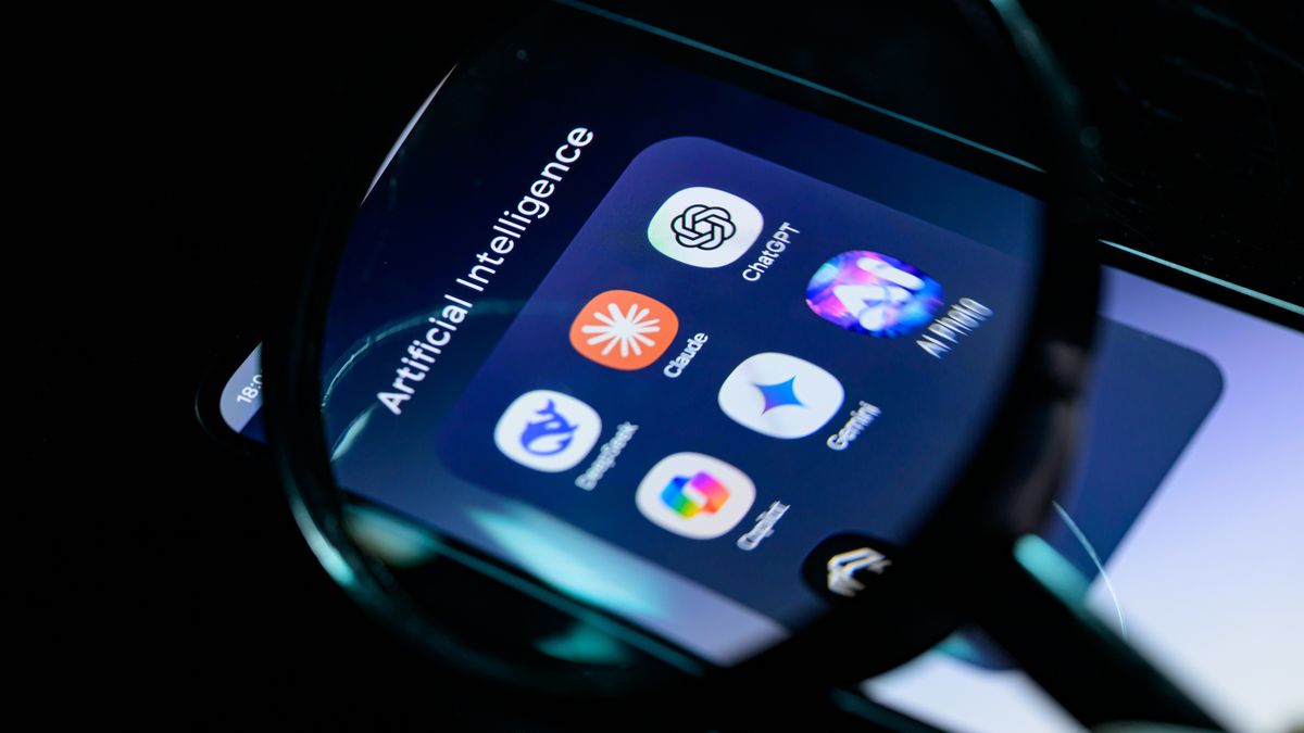 The ChatGPT AI app icon appears alongside other AI chatbot applications in this photo illustration in Brussels, Belgium, on February 8, 2025. (Photo by Jonathan Raa/NurPhoto via Getty Images)