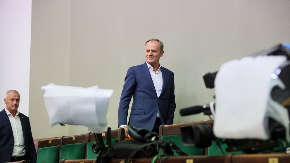 Donald Tusk w piątek w Sejmie