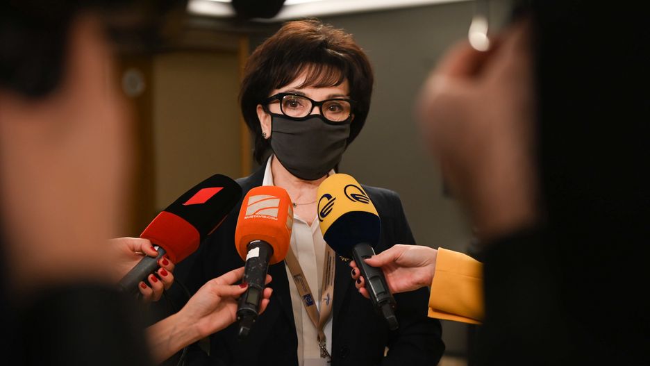 Przemowa szefowej Rady Federacji Rosyjskiej. Nagle z sali wyszła Witek i Grodzki 