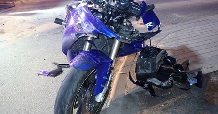 Rybnik. Po pijanemu wybrał się na przejażdżkę motorem. Efekt łatwy do przewidzenia