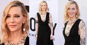 Cate Blanchett w sukience imitującej tatuaże...