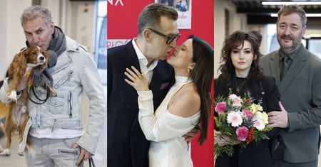 Wysyp par na premierze książki całuśnych Macieja i Pauliny Orłosiów: Jacek Rozenek z młodszą ukochaną, Krzysztof Gojdź z psem (ZDJĘCIA)