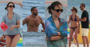 Anna Czartoryska relaksuje się na plaży z mężem, dziećmi i... teściową (ZDJĘCIA)
