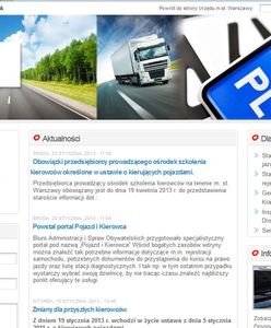 Nowy portal UM Warszawa dla stołecznych kierowców