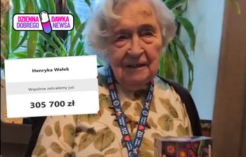 Ma 100 lat i jest wolontariuszką WOŚP. Zebrała ogromną sumę