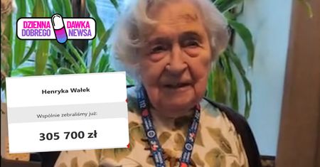 Ma 100 lat i jest wolontariuszką WOŚP. Zebrała ogromną sumę