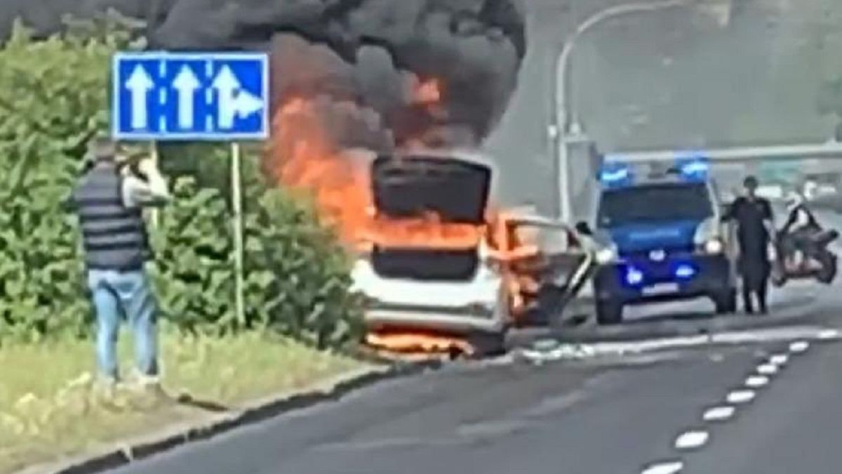 W Poznaniu doszło do stłuczki czterech samochodów. Nikomu nic się nie stało. 