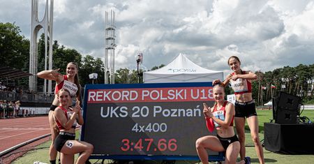 UKS 20 Poznań błyszczy na Olimpiadzie Młodzieży. Rekord Polski i medale dla Wielkopolski