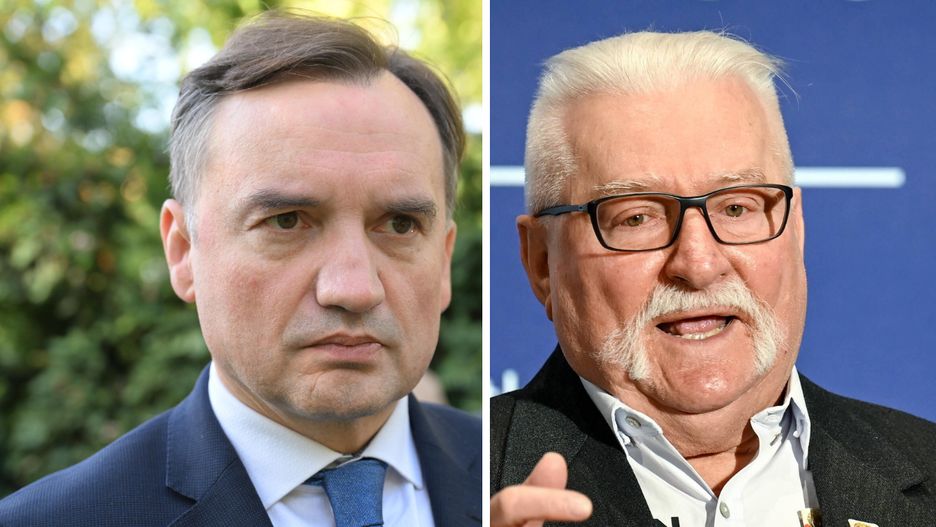 Zbigniew Ziobro i Lech Wałęsa