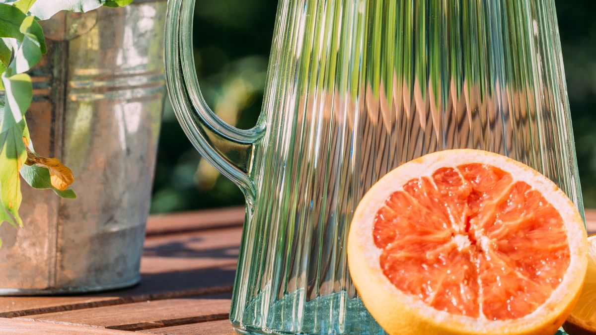 Woda z grapefruitem działa cuda. 