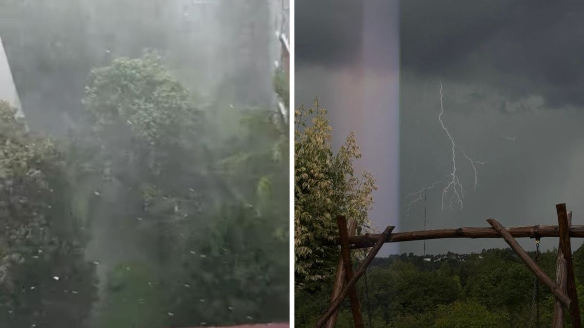 Ulewa, grad i zalane ulice. Tak wyglądało uderzenie burz
