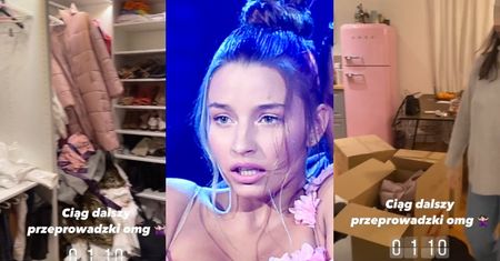 Umęczona Julia Wieniawa walczy z kartonami: "Ciąg dalszy przeprowadzki" (ZDJĘCIA)
