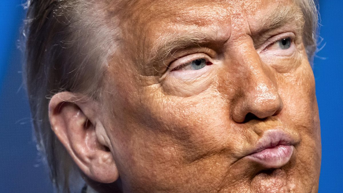 epaselect epa12196985 US President Donald J. Trump speaks during a press conference after the NATO Summit at the World Forum in The Hague, The Netherlands, 25 June 2025. The Netherlands, for the first time in NATO's history of existence, is hosting a NATO summit. EPA/REMKO DE WAAL Dostawca: PAP/EPA.