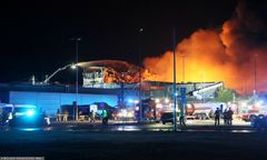 Pożar hali w Mińsku Mazowieckim. "Służby przyjrzą się ewentualnym przyczynom"