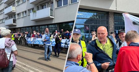 Awantura na wiecu Tuska. Interweniowała policja
