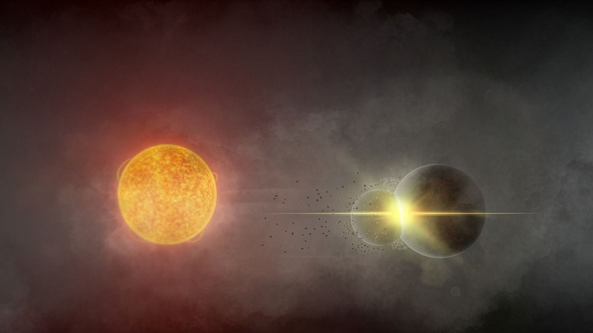 Zderzenie egzeoplanet