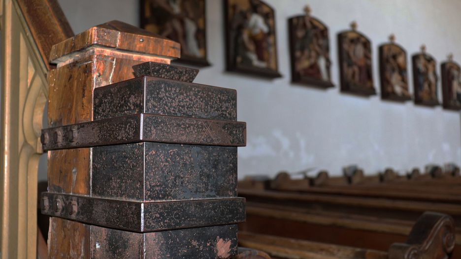 Chciał ukraść pieniądze ze skarbony w Opactwie Cystersów w Wąchocku