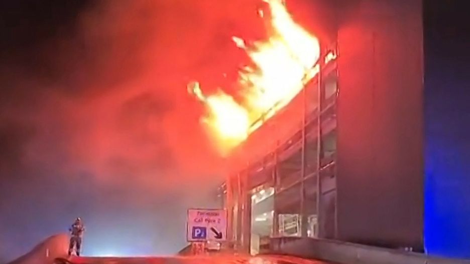 Pożar na Luton wybuchł 10 października wieczorem