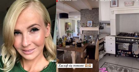 Edyta Pazura relacjonuje perypetie remontowe w kuchni: "Miałam POWÓDŹ, godzinę sprzątałam"