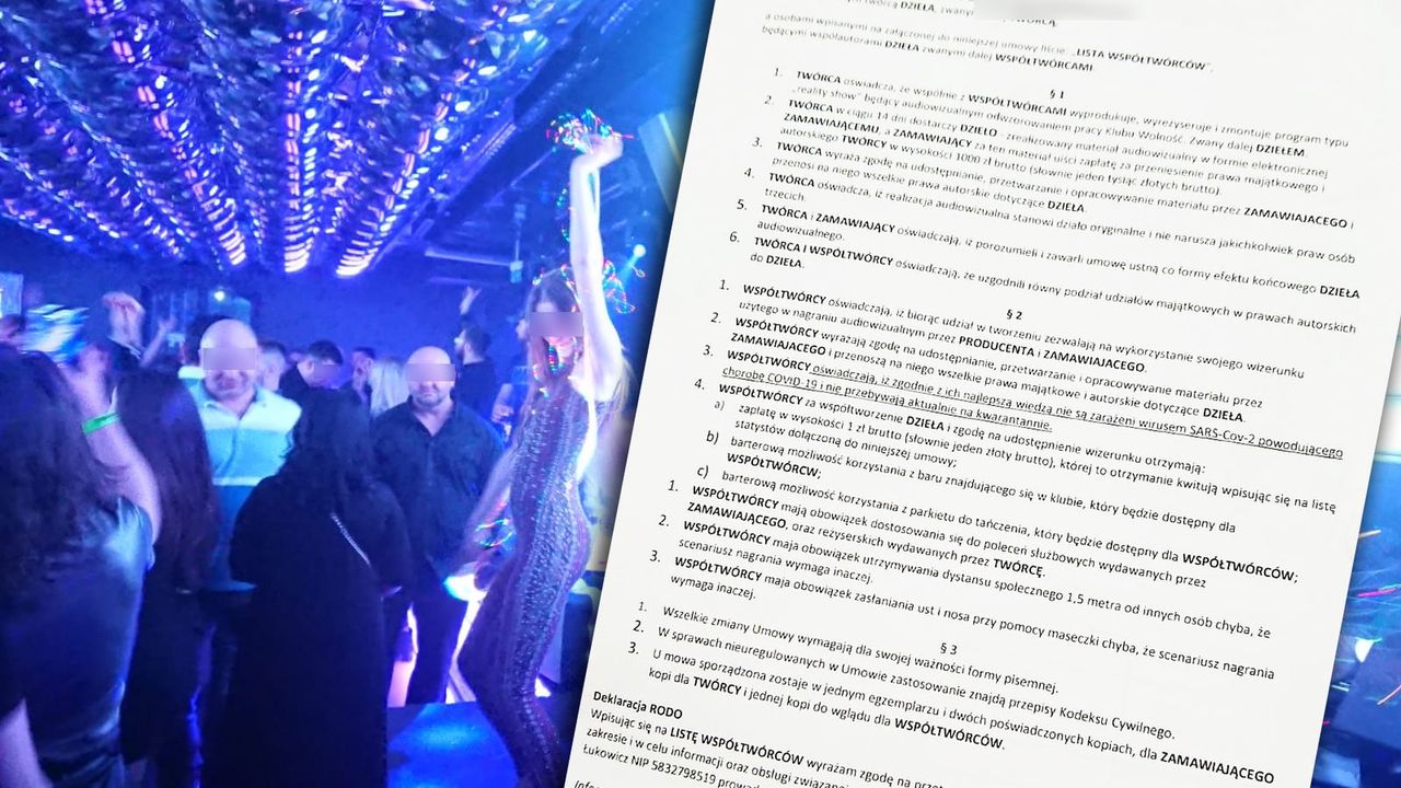 Gdański klub wzorem TVP zorganizował imprezę taneczną z liczną publicznością.