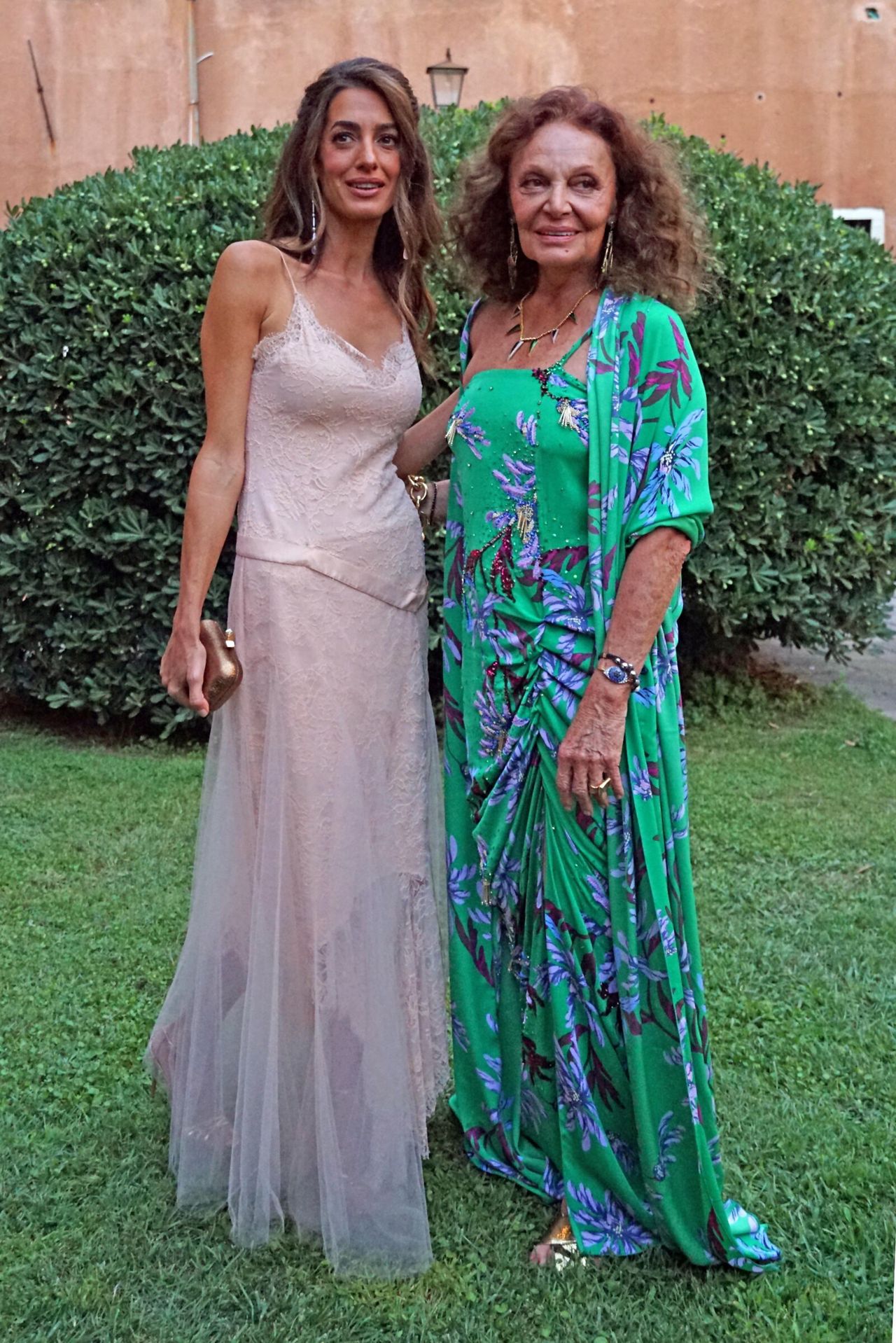 Amal Clooney i Diane von Fürstenberg na festiwalu w Wenecji