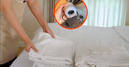 Sprząta w hotelu. Pokazał, co dzieje się z zostawionymi rzeczami