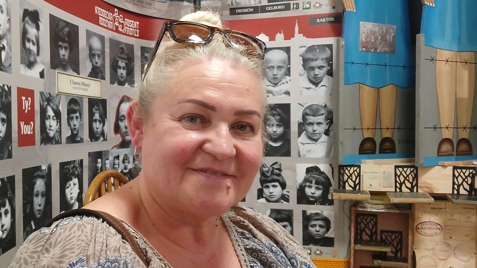 Marta Wołkowycka - wnuczka Józefa i Marianny Bartoszko, którzy 27 czerwca 1941 roku ratowali Żydów z płonącej Wielkiej Synagogi
