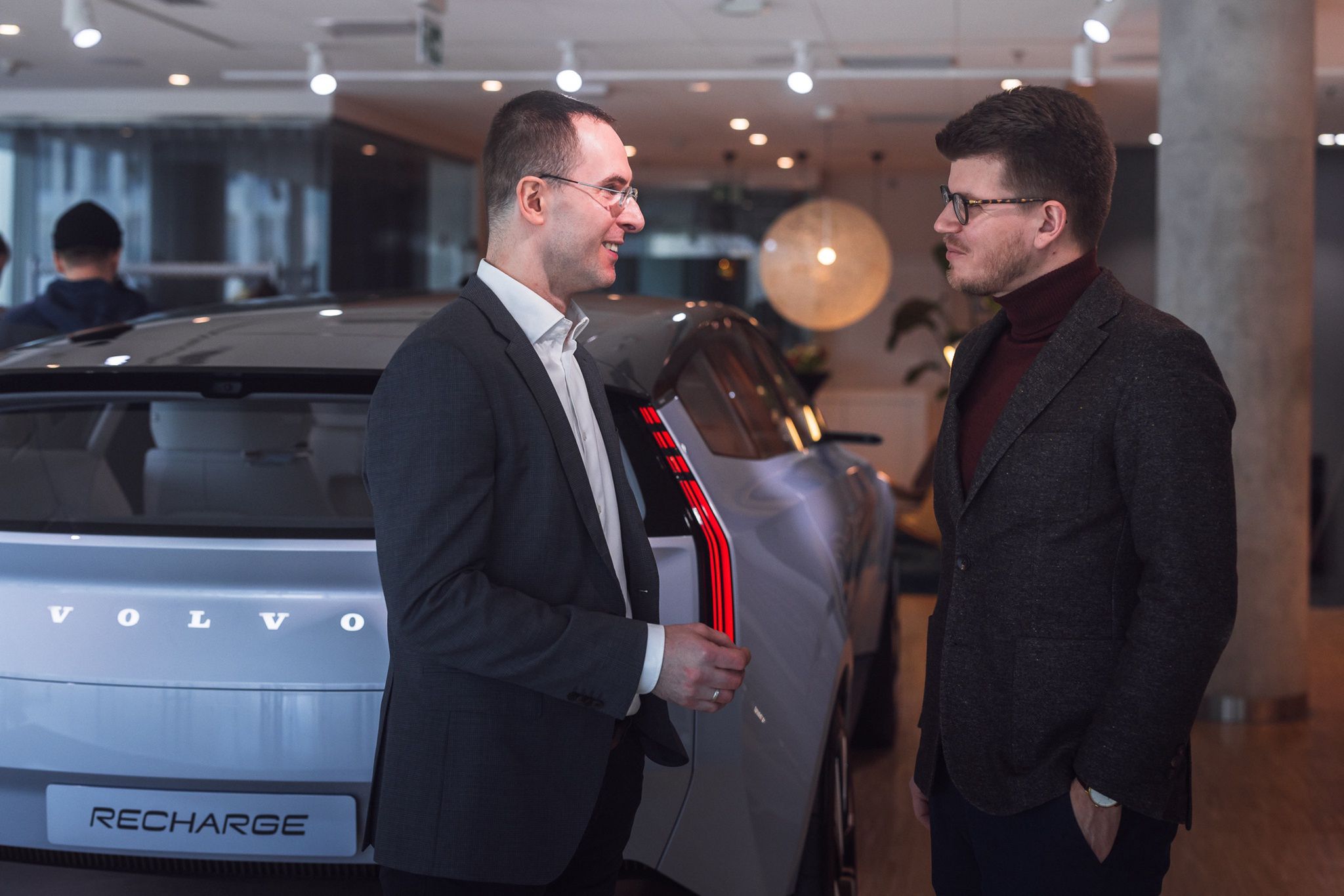 Emil Dembiński, prezes Volvo Car Poland i Błażej Buliński