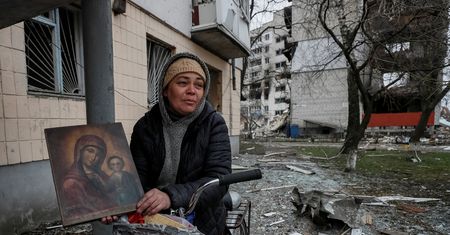 Wojna w Ukrainie. Nie pomógł nawet Bóg. To wszystko, co zostało z Borodzianki