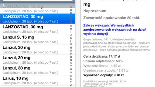 Leki refundowane na iPhone’a 1