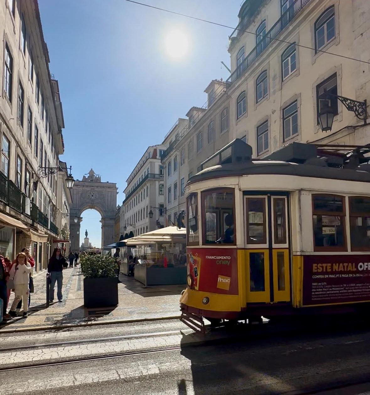 Widok na fragment Rua Augusta