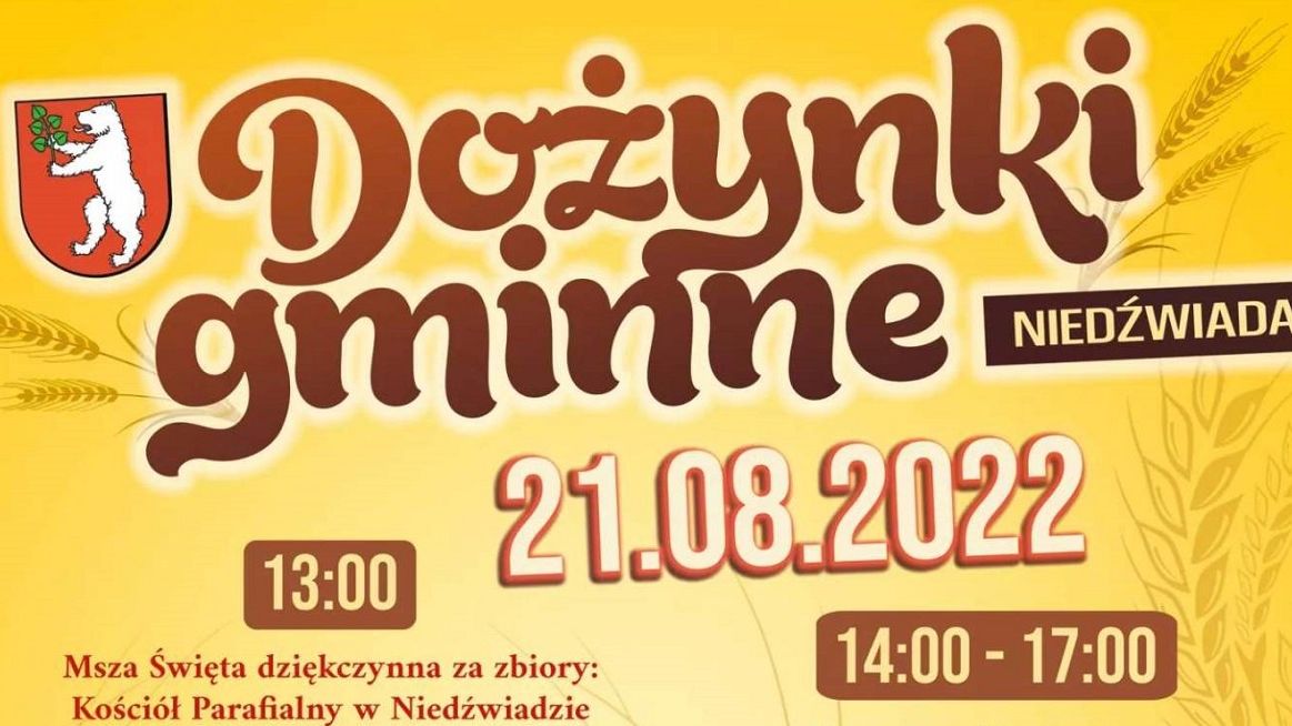 Dożynki Gminy Niedźwiada 2022