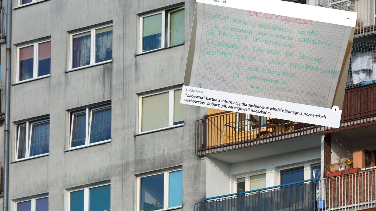 Wywiesili informację, że organizują imprezę. Takiej reakcji sąsiadów się nie spodziewali/ zdjęcie ilustracyjne