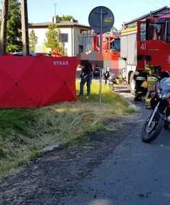 Łódzkie. Wypadek rowerzystki. Kobieta nie żyje