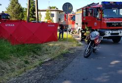 Łódzkie. Wypadek rowerzystki. Kobieta nie żyje