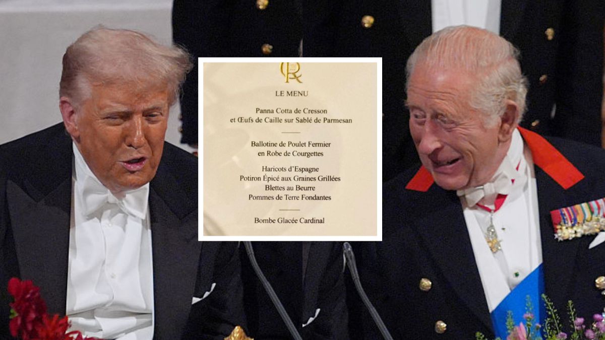 Co podano na kolacji króla Karola III na cześć Donalda Trumpa?