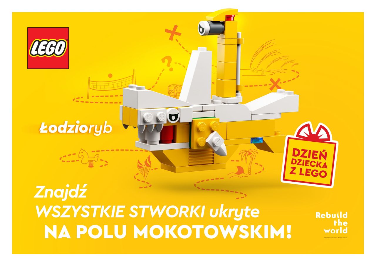 Z okazji Dnia Dziecka, rodzinna zabawa z LEGO na Polu Mokotowskim!