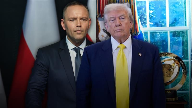 Karol Nawrocki i Donald Trump