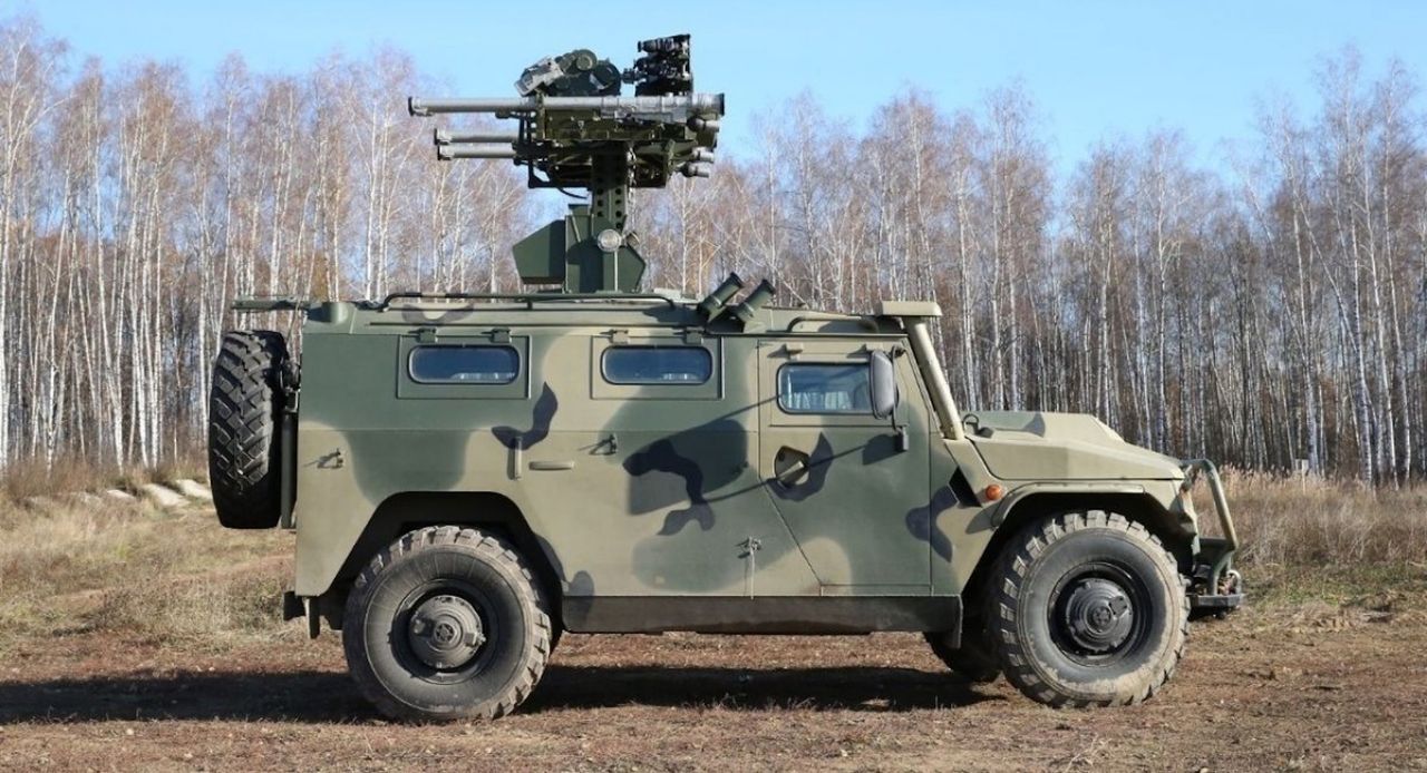 Startvorrichtung des russischen Flugabwehrsystems Gibka-S