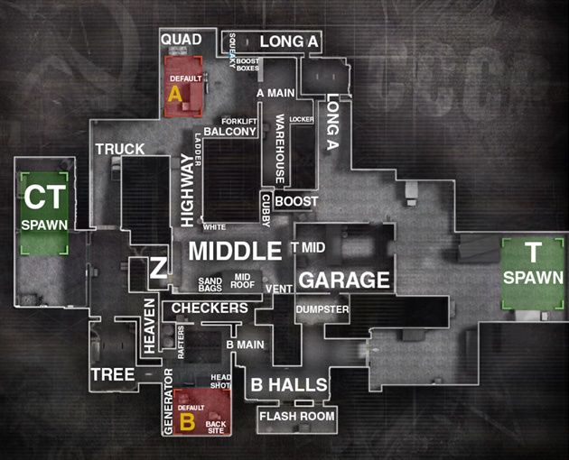 Cache map