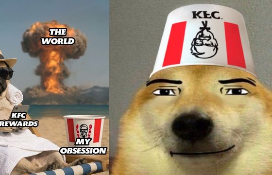 KFC prowadzi oficjalne konta jak strony z memami. Eksperci oceniają strategię brainrotu