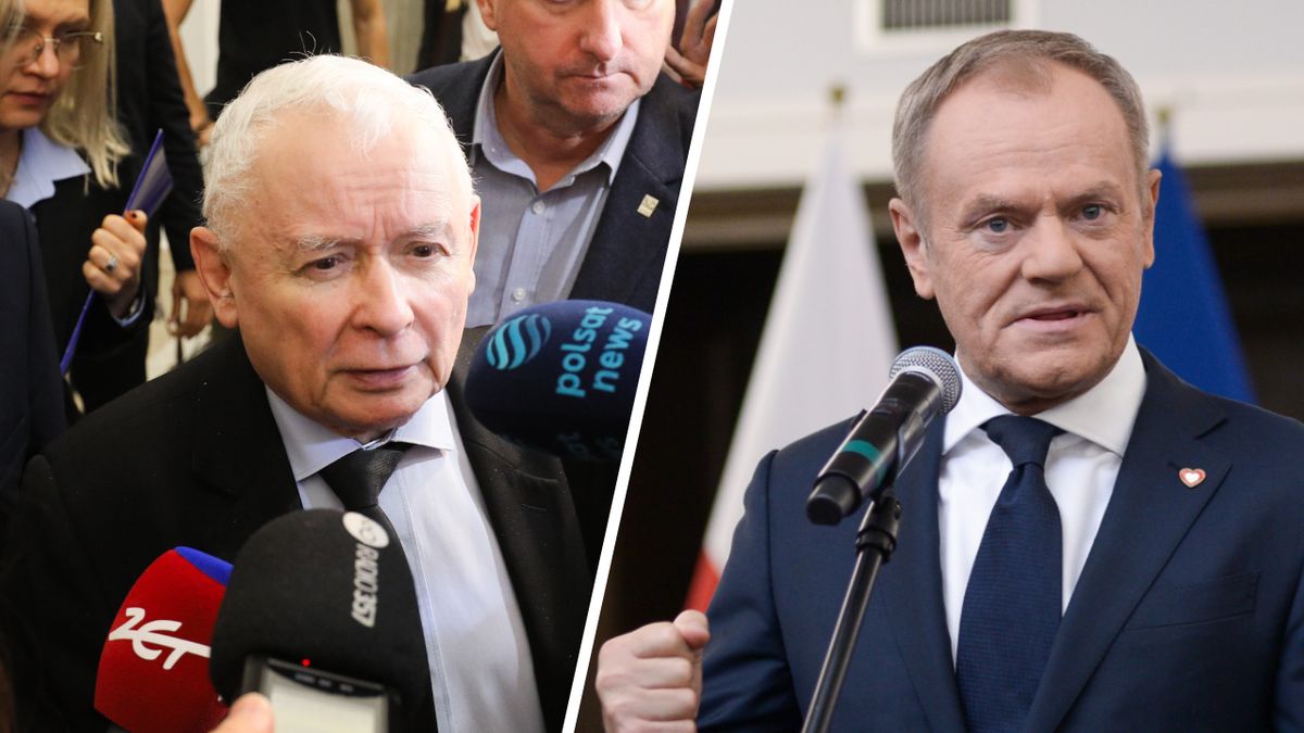 Od lewej: Jarosław Kaczyński i Donald Tusk